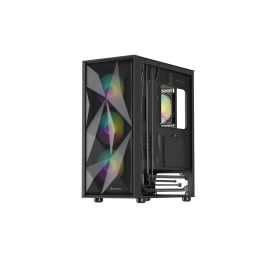 Genesis Diaxid 605 Caja Gaming Midi Tower, ATX/Micro-ATX/Mini-ITX, Cristal Templado, 4 Ventiladores ARGB, USB 3.0/3.1 Tipo-C