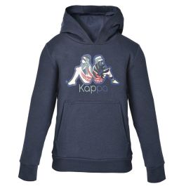 Sudadera con Capucha Niño Kappa Kappa Cache Azul oscuro