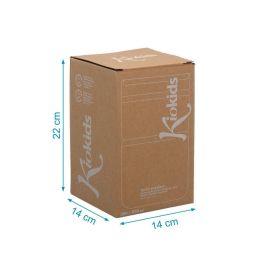KioKids Termo 930 mL Acero Inoxidable Salvia para Sólidos y Papillas con 2 Compartimentos, Bebés +0 meses