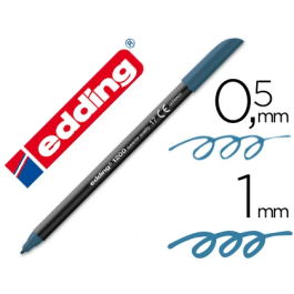 Edding 1200 Rotulador Punta Fina Azul Acero (Set de 5) (Set de 5) Precio: 3.50000002. SKU: B1D95DPNV5