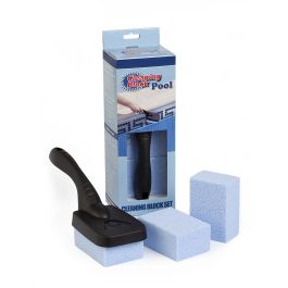Clean Mat Cleaning block piscina con mango y solapa individual, set de 3 uds, azul, vidrio, 27 cm Precio: 9.5000004. SKU: S7901078