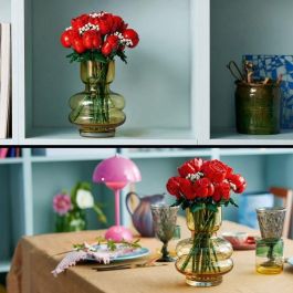 Lego 10328 Icons El Ramo de Rosas, Flores Artificiales para Decorar, Regalo de San Valentín para Adultos