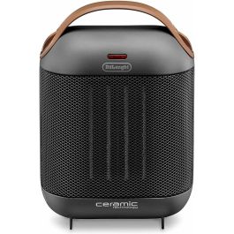 Delonghi HFX30C18 Calentador de Ventilador Cerámico 1800W, 2 Potencias, Función Verano, Termostato, Antivuelco, Gris