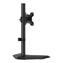 AISENS - SOPORTE DE MESA CON PEANA ECO GIRATORIO E INCLINABLE PARA MONITOR/TV 10KG DE 17-32, NEGRO