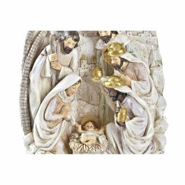 Nacimiento Navidad Tradicional DKD Home Decor Crema Dorado 9 x 25.5 x 18 cm (2 Unidades) Nacimiento Navidad Tradicional DKD Home Decor Crema Dorado 9 x 25.5 x 18 cm (2 Unidades)
