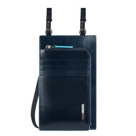 Tasche, Bolso bandolera de cuero, Azul, 11,5 x 19 x 2 cm, Para hombres Precio: 91.89000029. SKU: B13LY5NDHB