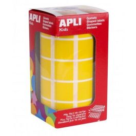 Apli Gomets autoadhesivos cuadrados 20x20 mm, amarillos, rollo de 1770 unidades Precio: 4.49999968. SKU: B145328QLE