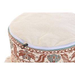 DKD Home Decor Cojín de Suelo Árabe Colección Fez Hecho a Mano con Flecos Verde, Beige, Marrón, Amarillo 46x46x37 cm Algodón Poliéster DKD Home Decor Cojín de Suelo Árabe Colección Fez Hecho a Mano con Flecos Verde, Beige, Marrón, Amarillo 46x46x37 cm Algodón Poliéster