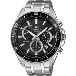 Casio Edifice EFR-552D-1AVUEF Reloj Hombre Cuarzo Acero Brazalete Plata Dial Negro Cronómetro 10 ATM Precio: 97.59000053. SKU: B1HYV49MP3