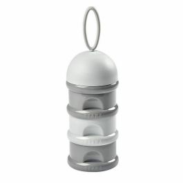 Beaba Dispensador de leche en polvo apilable, 3 compartimentos herméticos para preparar dosis, gran capacidad hasta 9 dosis - neblina clara / oscura Precio: 19.79000012. SKU: S7101821