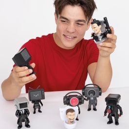 Toy Partner 1310 Figuras Skibidi Toilet Mystery S1 Serie Coleccionable, Personajes Sorpresa Surtidos de Vídeos Virales, Edad +3 Años