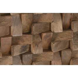 DKD Home Decor Decoración de Pared Moderna Escultórica de Troncos en Madera de Mango Color Natural de 90x90x4.5 cm DKD Home Decor Decoración de Pared Moderna Escultórica de Troncos en Madera de Mango Color Natural de 90x90x4.5 cm