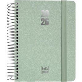 Agenda Anual (2026) Grafoplas Metallic Espiral Tapa Extradura Con Goma A6 170X145 D/P Verde Precio: 13.6900005. SKU: B1CSFN7YEA