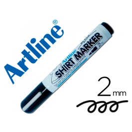 Artline EKT-2 Rotulador para Camisetas Negro Punta Redonda 2 mm Precio: 12.50000059. SKU: B16XB6P2LL