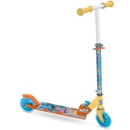 Unice Patinete de aluminio Stitch 2 ruedas para niños de 5 años. Dimensiones 80x55,5x9,5cm