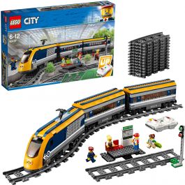 LEGO 60197 Tren de Pasajeros con Motor Teledirigido, Juego de Construcción City, 6-12 Años, 677 Piezas
