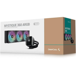 Deepcool MYSTIQUE 360 ARGB Refrigeración para PC 12 cm 600-2400 rpm Negro