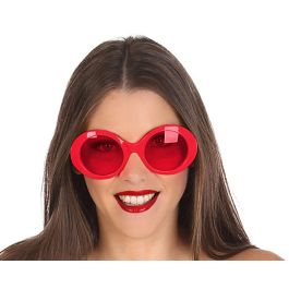 Gafas Carnaval Rojo Mujer Adulto