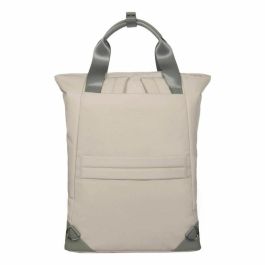 Targus TBB65113GL Mochila Convertible Bolso Tote para Portátil 16" EcoSmart, Piel Vegana, Resistente al Agua, Roble