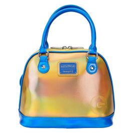 Loungefly - Bolso de mano Minions Gru Mi Villano Favorito, cuero vegano, detalles iridiscentes y relieve, forro temático