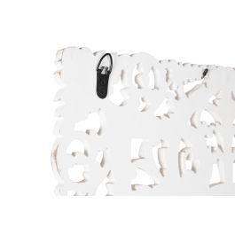 DKD Home Decor Decoración de Pared Indio Blanco MDF 60 x 60 cm
