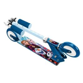 Reine Des Neiges Scooter plegable Niña 5+ años - Altura ajustable, ruedas 120mm PVC, freno trasero, rodamientos ABEC 5, plegado seguro Reine Des Neiges Scooter plegable Niña 5+ años - Altura ajustable, ruedas 120mm PVC, freno trasero, rodamientos ABEC 5, plegado seguro