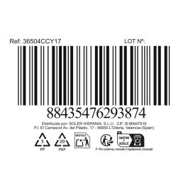 Inde Cesta Cónica de Mimbre Cuadrada 17x17x7 cm (18 Unidades)