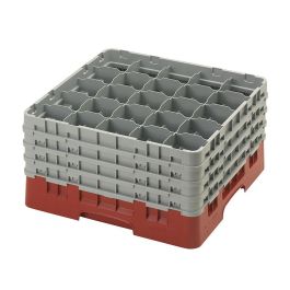 CAMBRO - 25S900-416 - Cesta de lavado 25 comp. 4 alturas- 8,7 cm Ø máx. - alt. máx. 24,1 cm - 50 x 50 x 26,7 cm - Arándano Precio: 91.50000035. SKU: B1FWJCDSAX