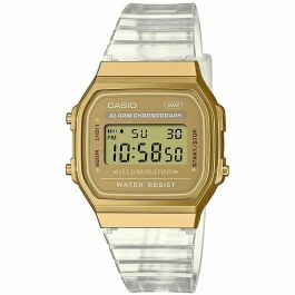 Reloj Unisex Casio VINTAGE COLLECTION - TRANSPARENT BAND - GOLD