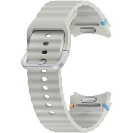 Samsung Sport Band para Galaxy Watch 7, Correa M/L de Nitrilo y Caucho, Color Plata
