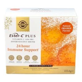 Solgar Ester-C Plus Vitamina C 1000mg Polvo Efervescente 21 Unidades | Sabor Naranja Inmunidad 24h Precio: 15.7899995. SKU: B16BTE9C5X