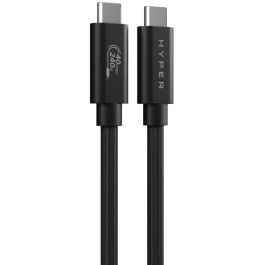 Targus HyperDrive Next Cable USB4 Gen 3x2 Macho a Macho 40 Gbit/s Trenzado 1.2m Negro