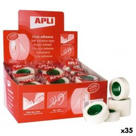 Cinta Adhesiva Apli Transparente 19 mm x 33 m (35 Unidades) Precio: 45.50000026. SKU: B1DGDYPGD8