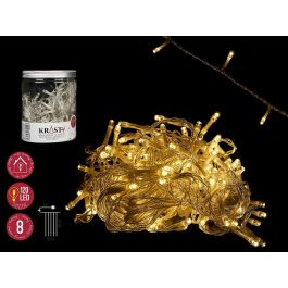Cortina Luces Calida 120 Bombillas 8 Funciones Krist+ 10X11CM (6 Unidades) Precio: 57.49999981. SKU: B1F6VZSQQK