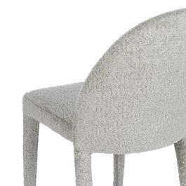 Silla Beige Tejido-Metal 47 X 61,50 X 85 cm
