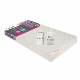Tineo Colchón climatizado 60x120 cm antiácaros, antibacterial, antimoho de espuma, con sábana bajera y cubrecolchón para bebé Precio: 72.49999955. SKU: S7100482