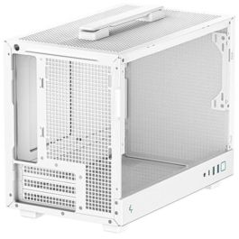DeepCool DEE1721265501189 Minitorre CH160 mT Blanca, diseño compacto y optimizado para Mini-ITX