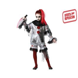 Disfraz Payaso Gris Niña Infantil 10-12 Años Disfraz Payaso Gris Niña Infantil 10-12 Años
