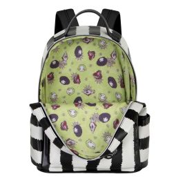 Mochila Heady Stripes Bitelchús / Beetlejuice Blanco