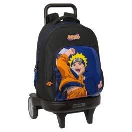 Mochila Escolar con Ruedas Naruto Ninja Azul Negro 33 x 45 x 22 cm Precio: 39.49999988. SKU: B1BVWJG5H6