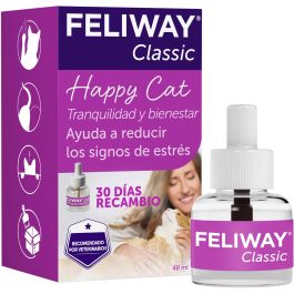 Feliway CLASSIC Recambio Difusor 48ml - Ayuda a estabilizar el comportamiento del gato, reduciendo marcaje urinario y arañazos verticales Precio: 24.50000014. SKU: S6102473
