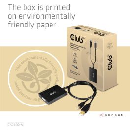 Club3D CAC-1130-A Adaptador Mini DisplayPort a DVI Dual Link HDCP Off, 3840x2160, 0.6m, Alimentación USB