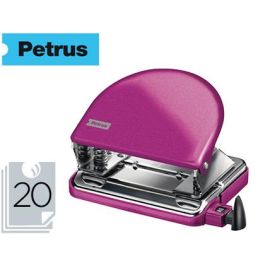 Taladrador Petrus 52 Wow Fucsia Metalizado Capacidad 20 Hojas En Blister