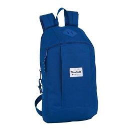 Safta Mini Mochila Blackfit8 Oxford Azul Oscuro