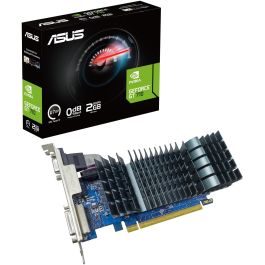 Asus 90YV0ALA-M0NA00 Tarjeta Gráfica GeForce GT 710 EVO 2GB GDDR5 Perfil Bajo, Refrigeración Pasiva 0dB, 3 Pantallas