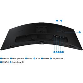 Samsung LS34C652VAUXEN Monitor 34" UltraWide QHD 100Hz 5ms VA Negro USB-C