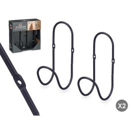 Set 2 Perchas Aro Negro Giftdecor 6X15CM (6 Unidades) Precio: 24.89000008. SKU: B1D95LZPXT