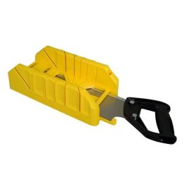 Stanley Caja de Corte con Sierra Trasera Integrada, Plástico ABS Resistente, 3 Ángulos (45°, 90°, 22.5°) para Madera y Molduras Precio: 29.79000035. SKU: B16P2R2QHS