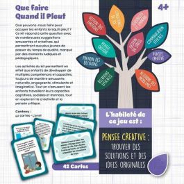 Lisciani Giochi LIS8008324110070 Juego de cartas "Mantenerse ocupado cuando llueve" - Juego educativo Habilidades para la vida, Tarjetas ilustradas