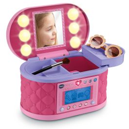 V-Tech 80-581822 Kidisecrets Mi Maletín Secreto de Maquillaje con Espejo, Alarma y Minijuegos Educativos